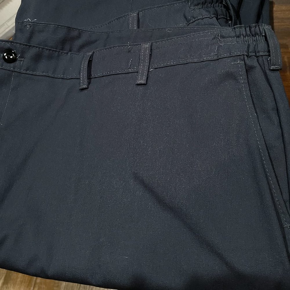 Men’s Red Kap Navy Blue Work Pants 54 Waist UnHemmed NWOT